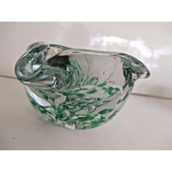 Murano Hand Blown Heavy Art Glass Ashtray/Trinket/Candy Bowl 1960's - Picture 14 of 16